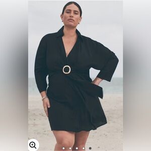 Eloquii Tie Front Dolman Swim Cover-Up nwt 26/26